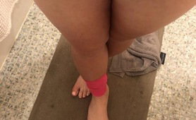 Pink Toenails