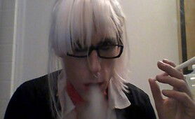 Smoking During My Sissy Training Session