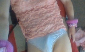Relaxing In Frilly Knickers