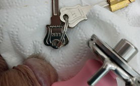 Inverted Adaptor For Flat Chastity Cage