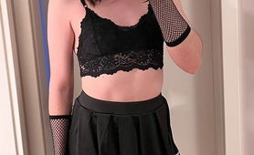 Catgirl Sissy In Black