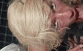 Hypnotized Slut Collecting Cum