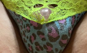 Purple Panties Pink Cage