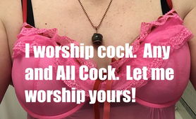 Sissy Bareback Cock Worshipper