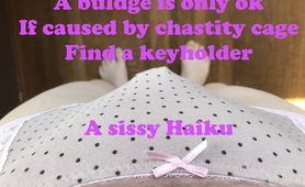 A Sissy Chastity Haiku