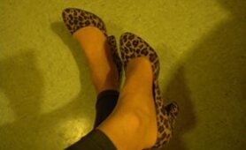 Sissies Love Leopard Heels