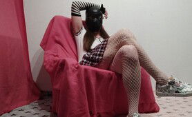 Sissy Slut With Dog Mask