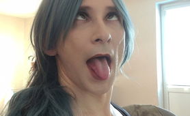 Ahegao With New Wig