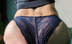 Sissy Ass In Blue Lace