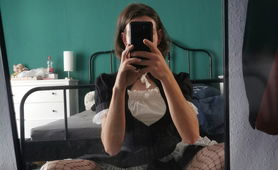 Sissy Maid In Chastity Ready For Service