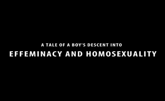 A Tale Of A Boy's Descent Into Effeminacy And Homosexuality