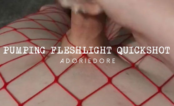 Pumping Fleshlight Quickshot