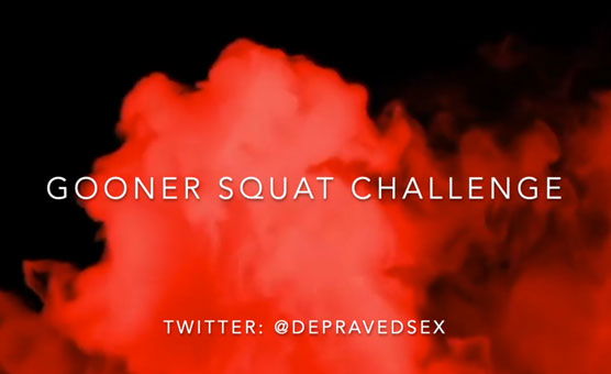 GoonBate Satanic Perv Squat Challenge