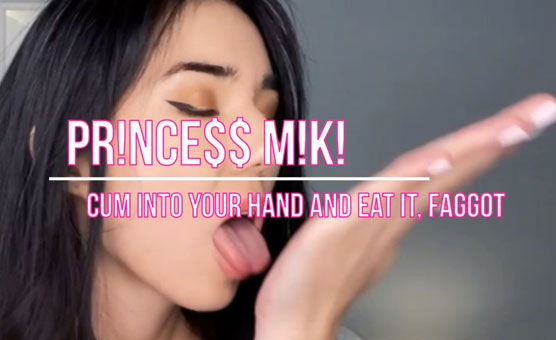 Cum Into Your Hand & Eat It Faggot