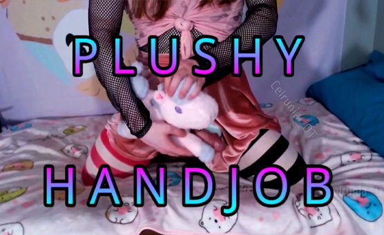 Plushy Gives Femboy A Handjob - Teaser