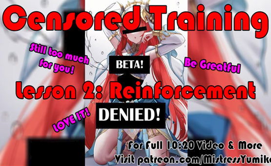 Censored Training Lesson 2 Reinforcement