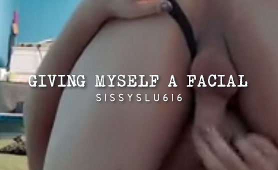 Giving Myself A Facial