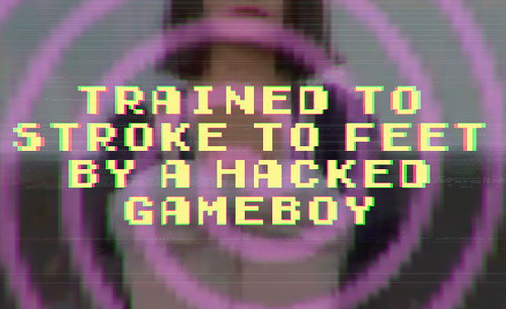 Trained To Stroke To Feet By A Hacked Gameboy