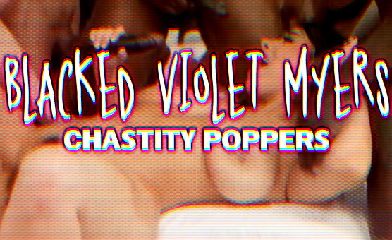 Blacked Violet Chastity Poppers