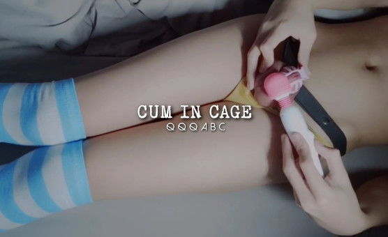 Cum In Cage