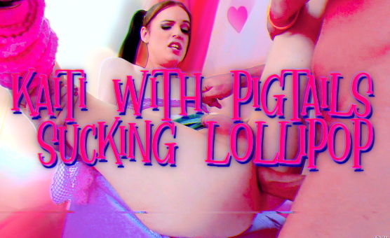 Kaiti With Pigtails Sucking Lollipop