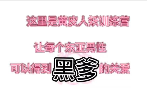 黄皮人妖媚黑训练营 No1