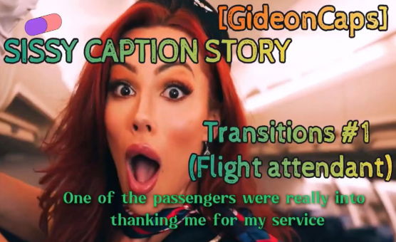 Transition N1 - Flight Attendant - Sissy Caption Story