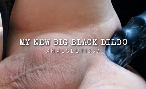 My New Big Black Dildo
