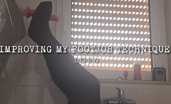 Improving My Footjob Technique