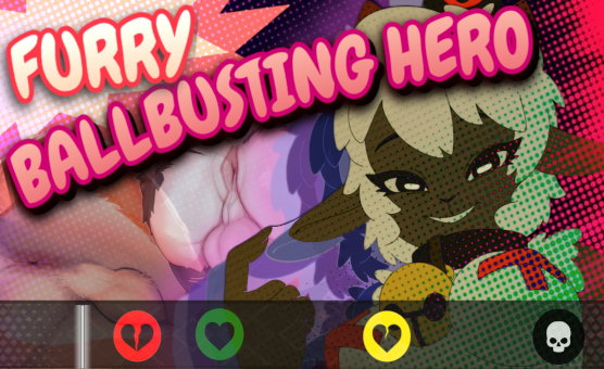 Furry Ballbusting Hero - I Heart You