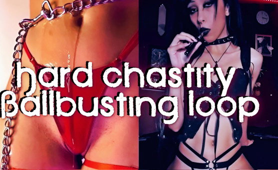Hard Chastity Ballbusting Loop