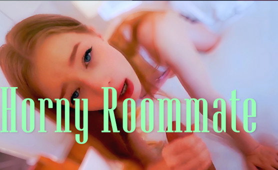 Horny Roommate - Sissy Caption Story