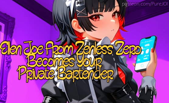 Ellen Joe From Zenless Zero Becomes Your Private Bartender - Feet JOI