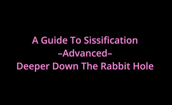 A Guide To Sissification – Advanced – Deeper Down The Rabbit Hole