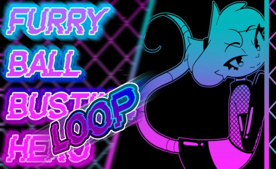 Furry BallBusting Hero Loop