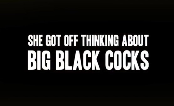 She Got Off Thinking About Big Black Cocks