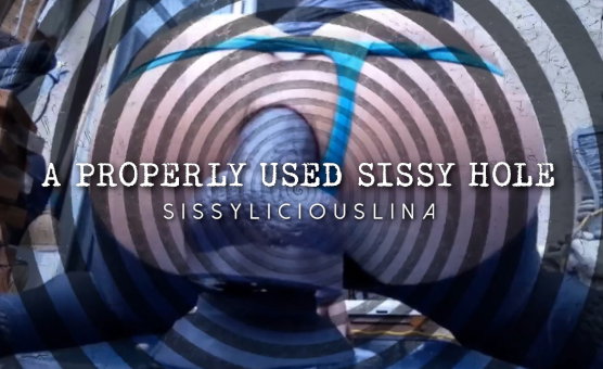 A Properly Used Sissy Hole