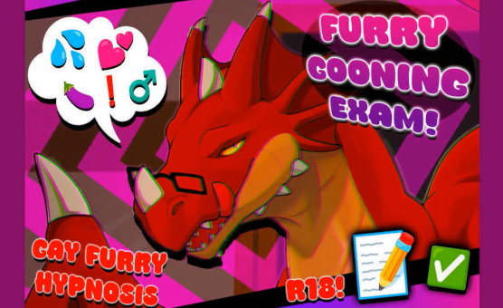 Furry Gooning Exam - Gay Furry Hypnosis