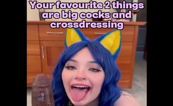 Your Favourite Two Things Are Big Cocks And Crossdressing