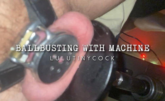 Ballbusting With Machine