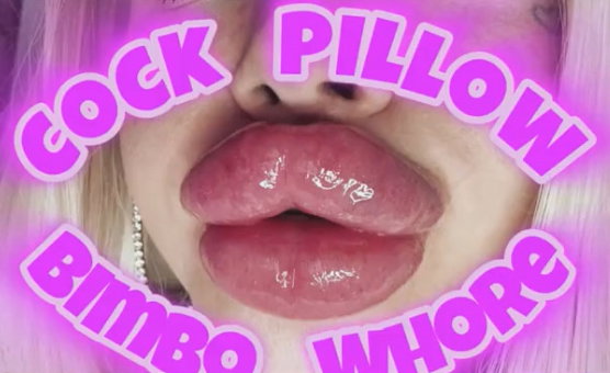 Cock Pillow Bimbo Whore